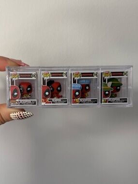 Marvel Dead pool Bitty Pops Set